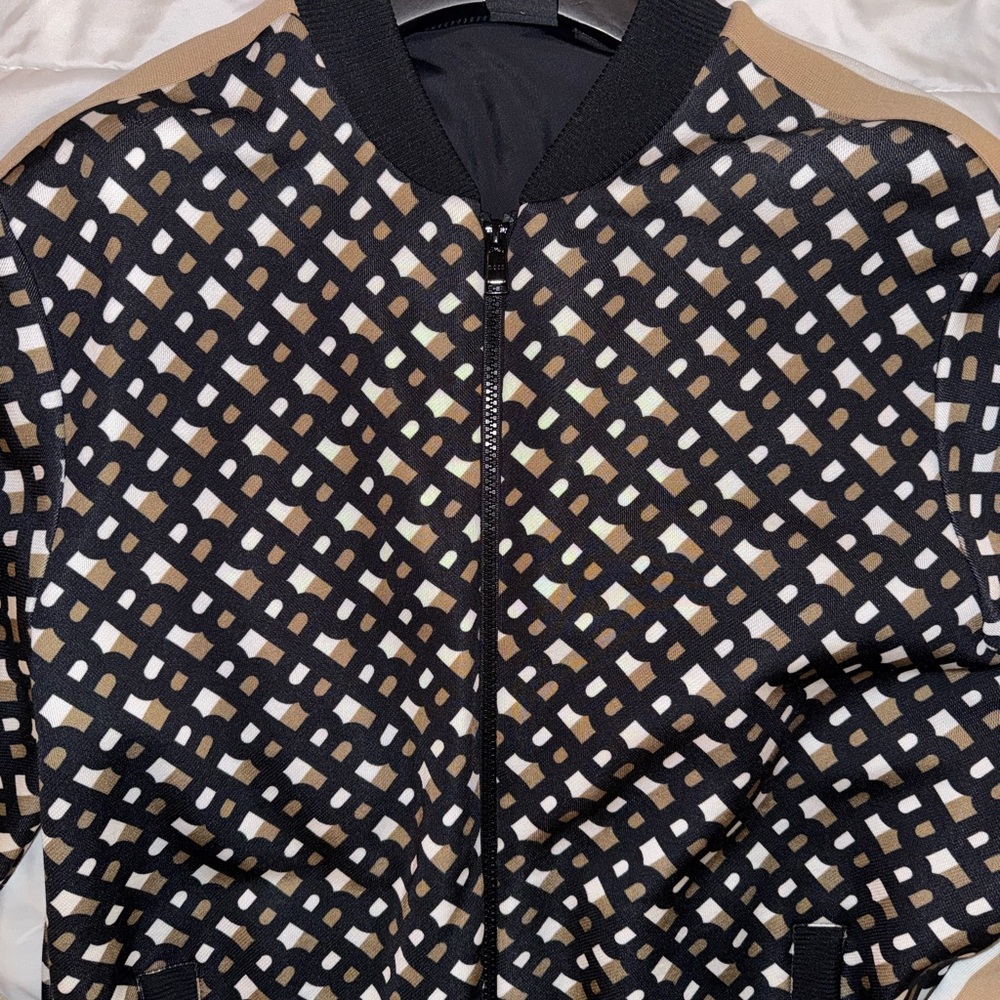 Boss Geometric Monogram Patterned Jacket - image 2